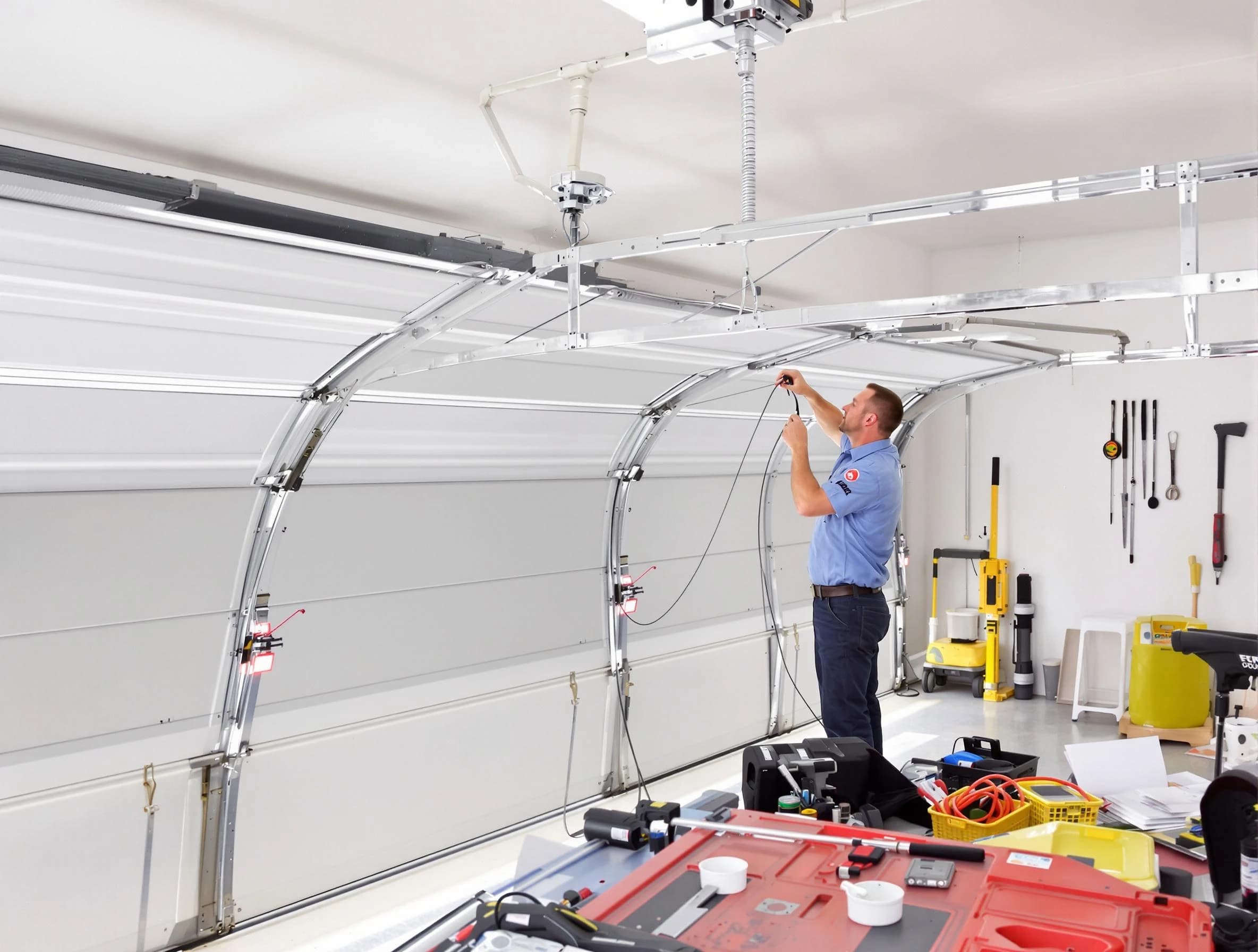 Garage door cable repair service by Fairview Garage Door Repair in Fairview