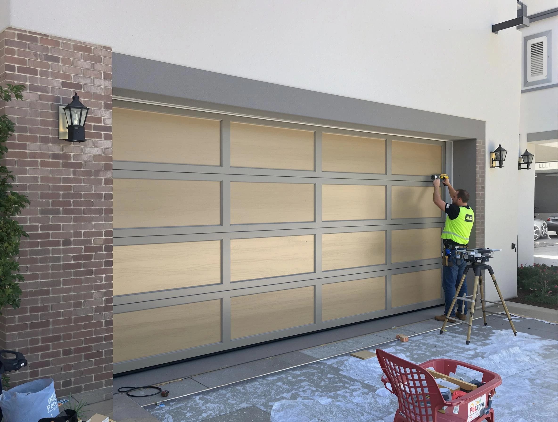 Garage door replacement service by Fairview Garage Door Repair in Fairview