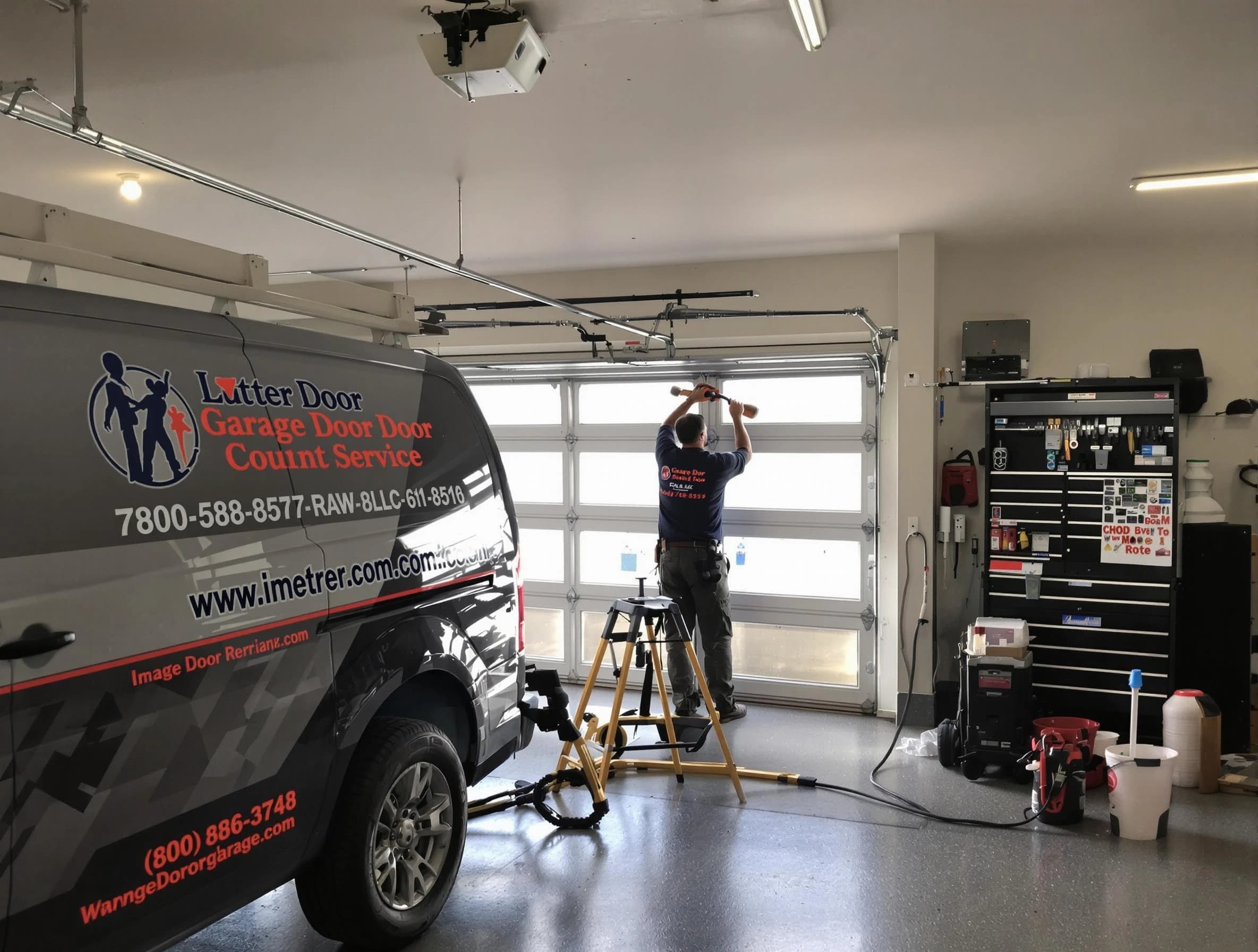 Fairview Garage Door Repair rapid response team performing same-day repair in Fairview
