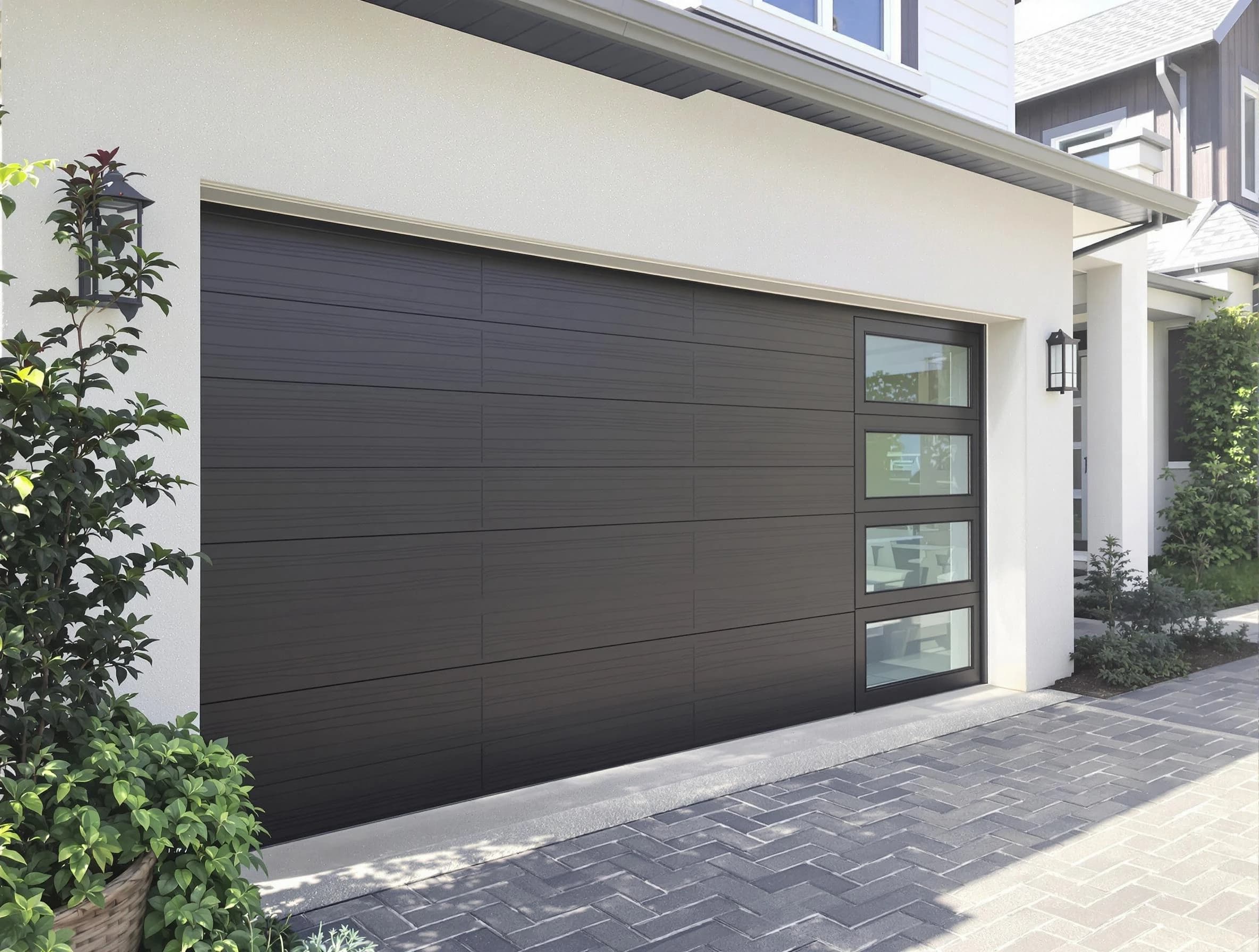 Custom garage door installation by Fairview Garage Door Repair in Fairview
