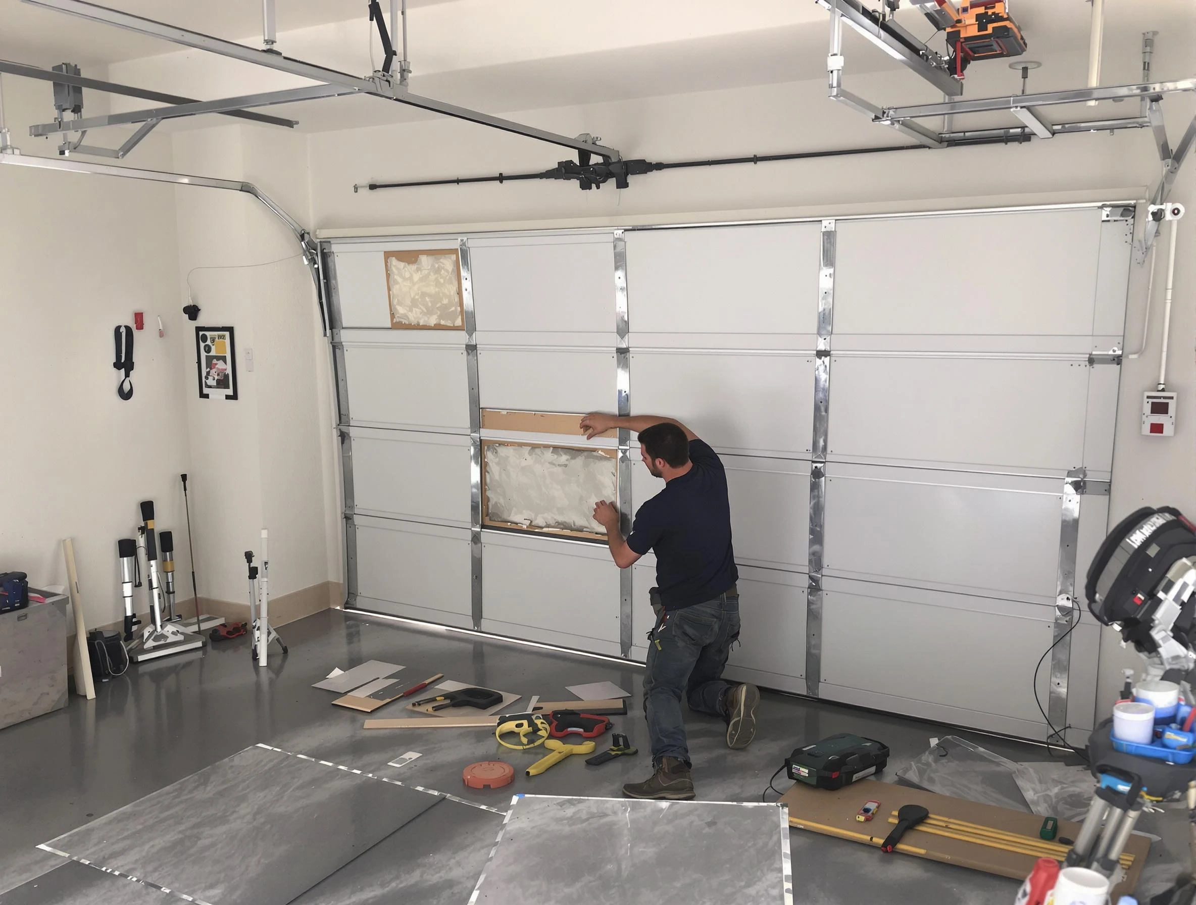 Garage Door Panel Repair in Fairview