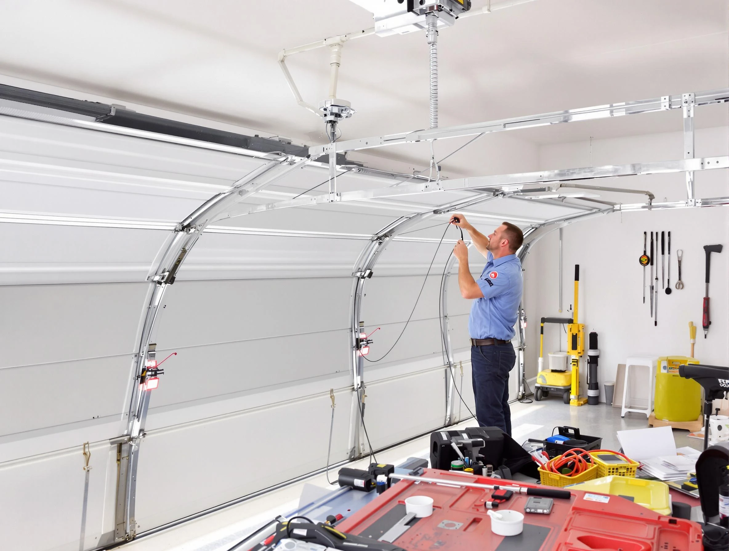 Garage door cable repair service by Fairview Garage Door Repair in Fairview