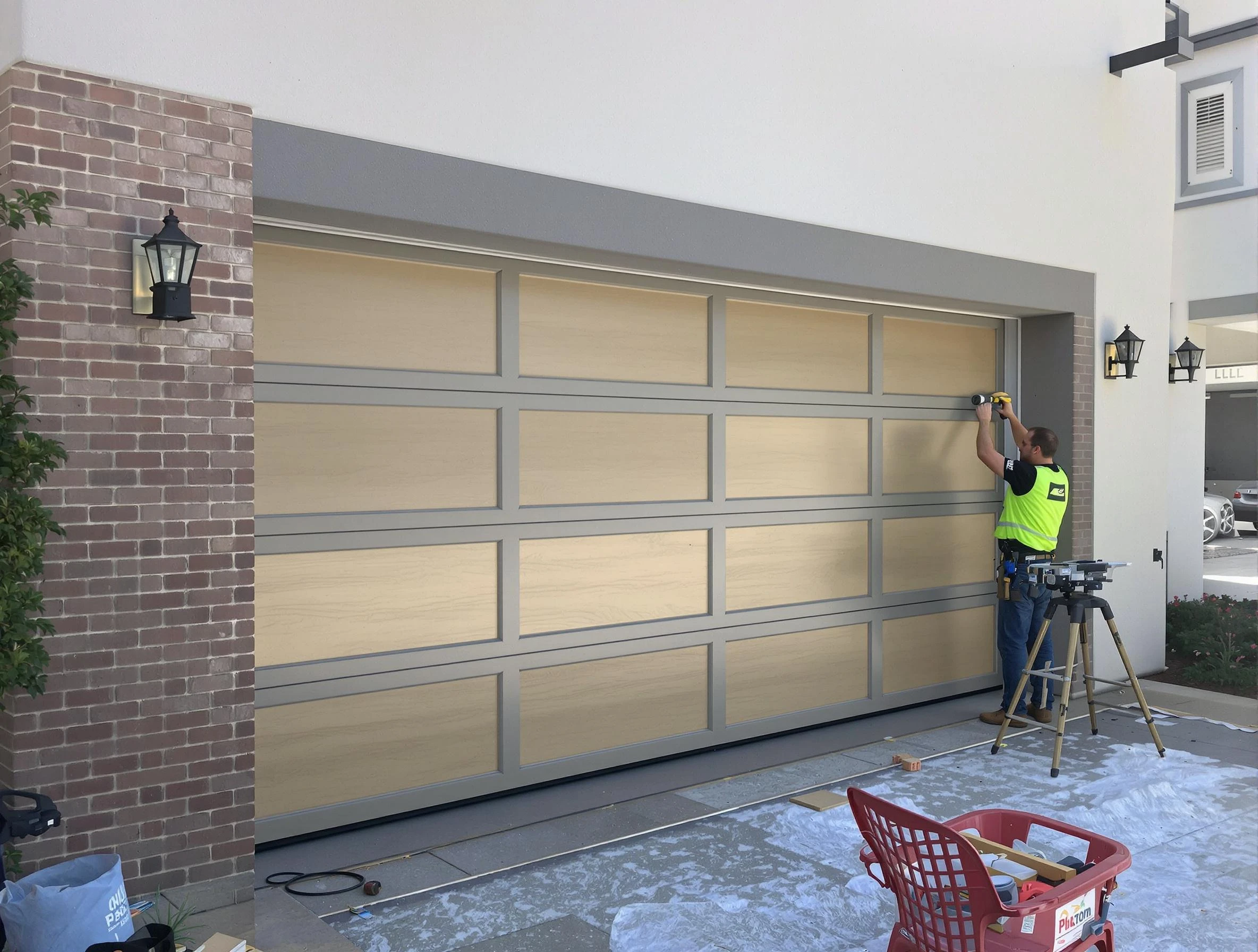 Garage door replacement service by Fairview Garage Door Repair in Fairview
