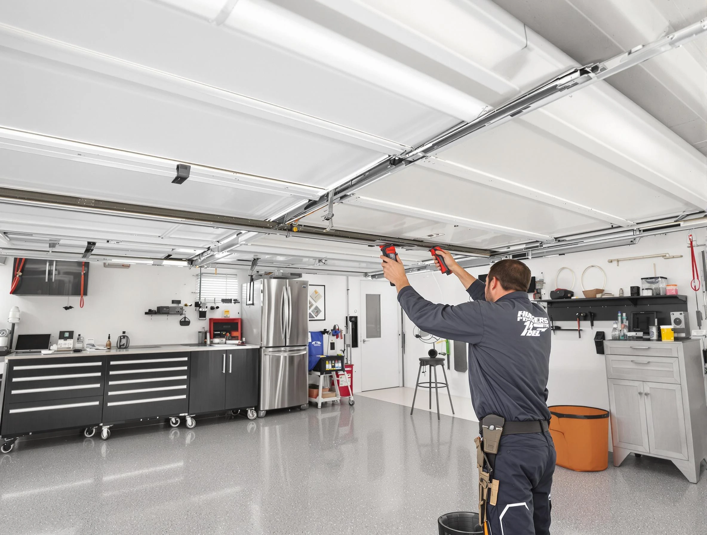 Overhead garage door repair service by Fairview Garage Door Repair in Fairview