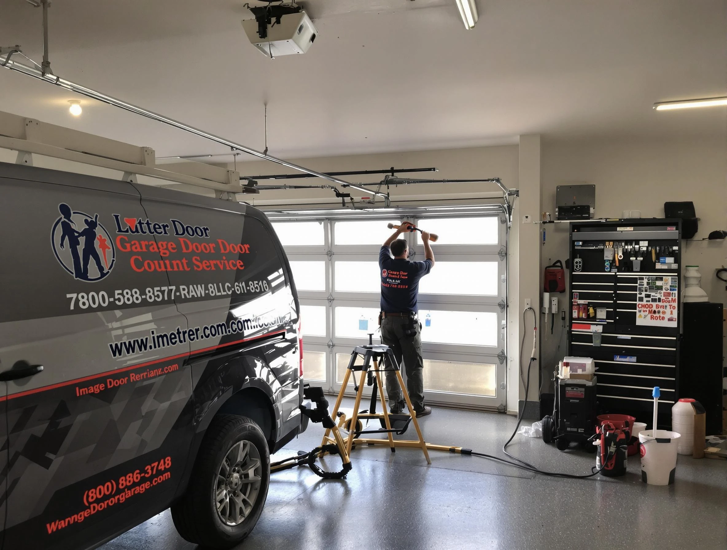 Fairview Garage Door Repair rapid response team performing same-day repair in Fairview