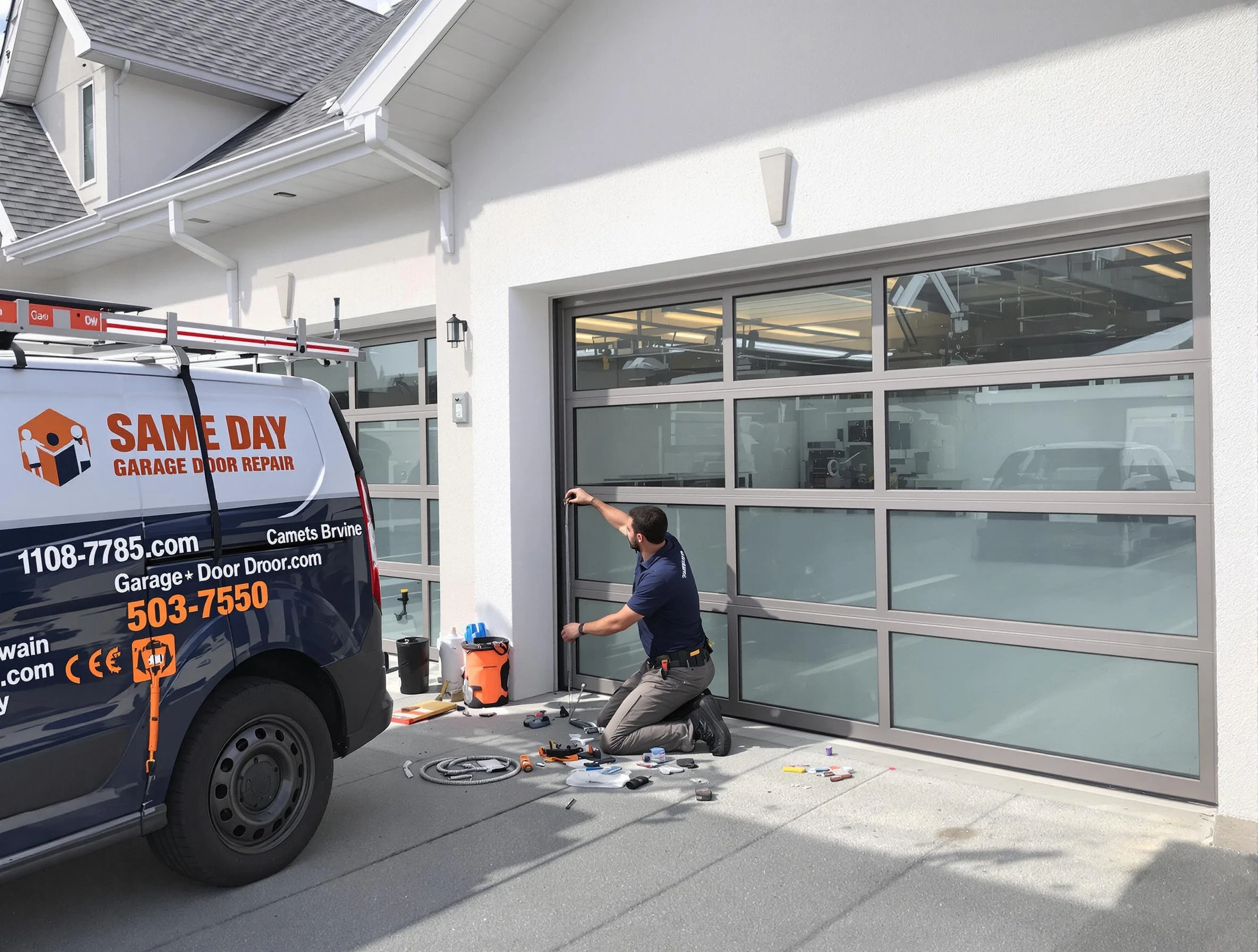 Same-day garage door repair service by Fairview Garage Door Repair in Fairview